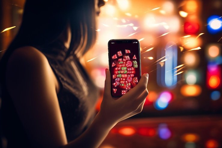 Promosi bonus sambutan di pink4d dengan gambaran pemain menikmati taruhan online seru